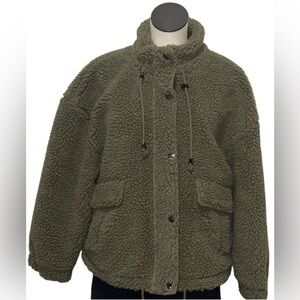 INDUSTRY Dark Olive Green Sherpa
Bomber Jacket Medium new